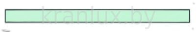 Стеклянная панель для слива,  зеленая, 700 мм TECEdrainline 600790