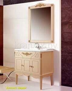 Belux Верди 85 комплект мебели для ванной комнаты