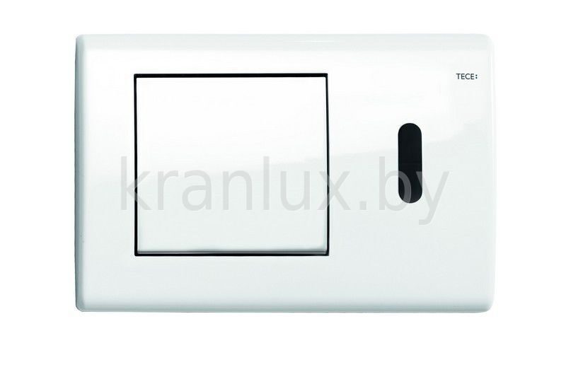 TECE TECEplanus 9.240.361 Панель (кнопка) смыва для инсталляции унитаза с инфракрасным датчиком, 6В, белая глянцевая