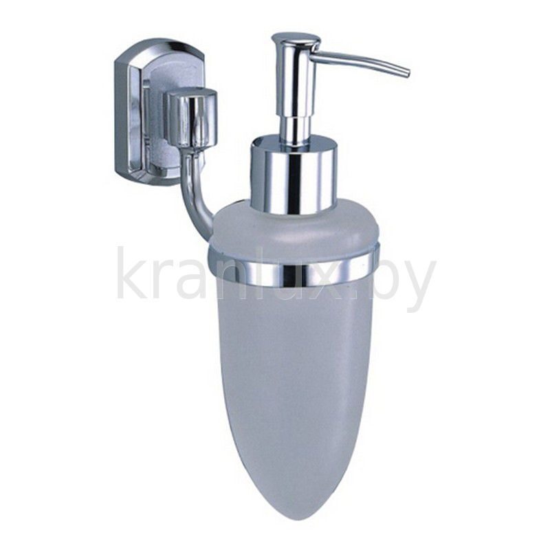 Дозатор для жидкого мыла, матовое стекло, хром Wasser Kraft Oder K-3099