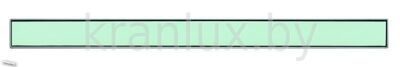 Стеклянная панель для слива,  зеленая, 1000 мм TECEdrainline 601090