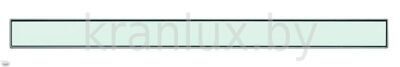 Стеклянная панель для слива,  белая, 1000 мм TECEdrainline 601091