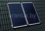 Фото солнечные коллекторы Buderus Logasol SKN4 на крыше