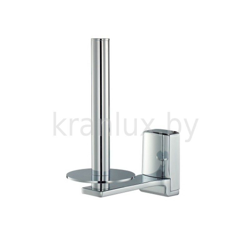 Держатель туалетной бумаги вертикальный, хром Wasser Kraft Leinf K-5097