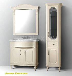 Belux Каталония 85 комплект мебели для ванной комнаты слоновая кость