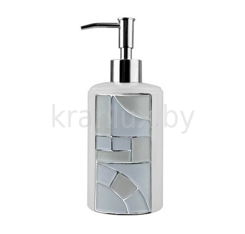 Дозатор для жидкого мыла, фарфор, хром Wasser Kraft Elde K-3699