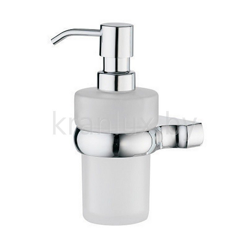 Дозатор для жидкого мыла, матовое стекло, хром Wasser Kraft Berkel K-6899