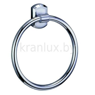 Держатель полотенец кольцо, хром Wasser Kraft Oder K-3060