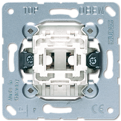 Балансирный выключатель 10 A / 250B одноклавишный 1-полюсный с пружинными зажимами для проводов до 2,5 мм2