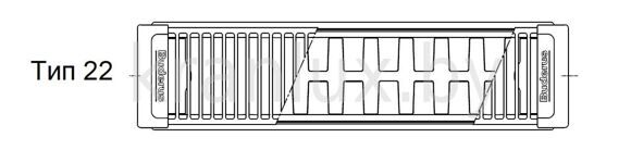 Панельный радиатор Logatrend C-Profil Будерус тип 22