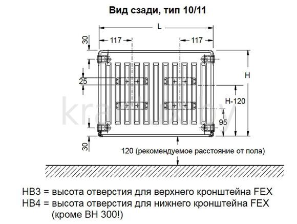 Панельный радиатор Logatrend C-Profil Будерус вид сзади 11 Панельный радиатор Logatrend C-Profil Будерус вид сзади 11